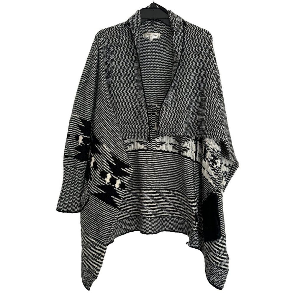 Oxford Circus Long Sleeves Single Breasted Open sweater  Drapped Front  Coat